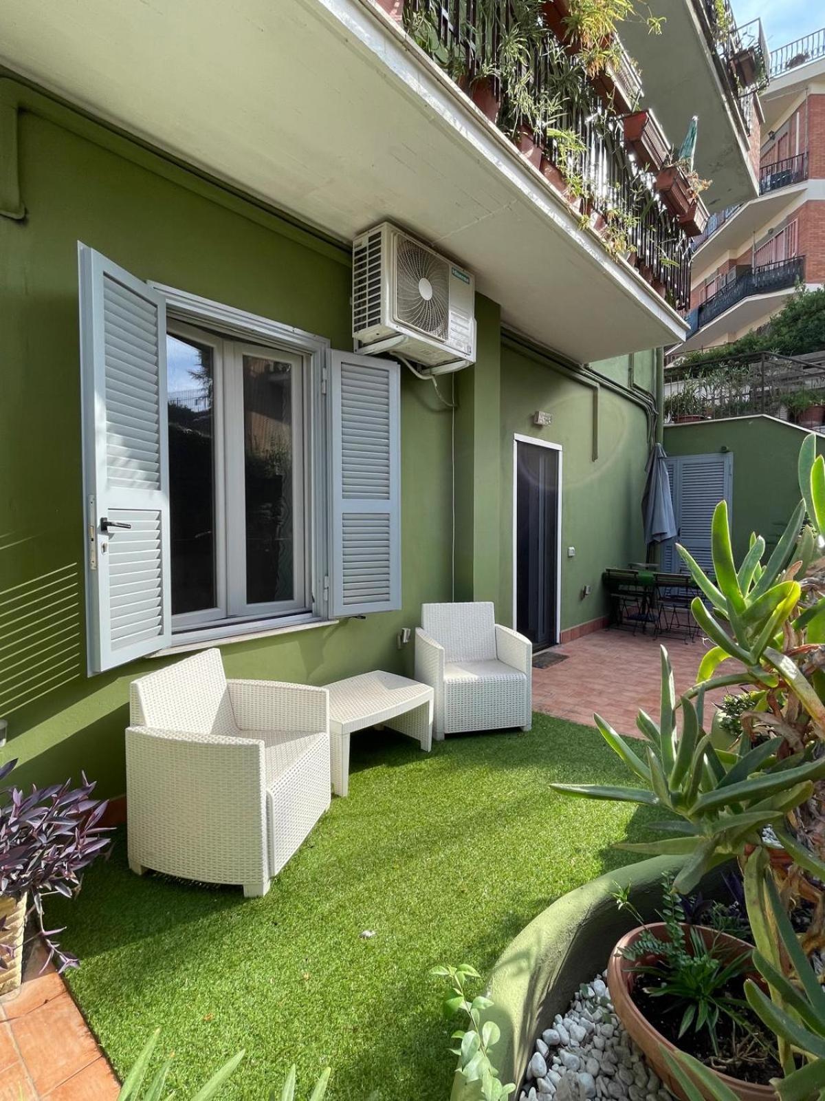 Ferienwohnung Garden House Rom Exterior foto
